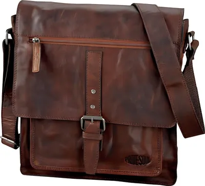 Produktbild von PRIDE&SOUL Umhängetasche "ETHAN" aus Leder braun