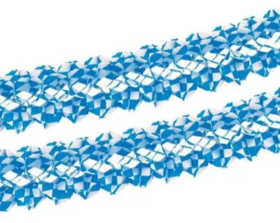 Obrázek produktu pro Papstar girlanda bavorská modrá 16cm x 4m 1 kus