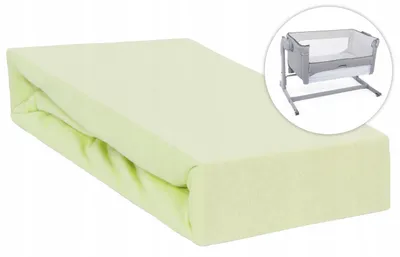 Produktbild von Spannbettlaken 50x83 cm passend für Chicco Next2Me & Beistellbetten, 100% Baumwolle mit Rundumgummi,