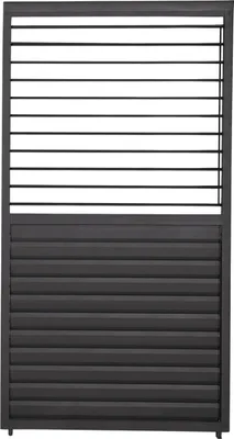 Produktbild von MIRADOR 111 Schwenkbare Lamellenwand 0,93 m Aluminium Anthrazit für Deluxe Pergola