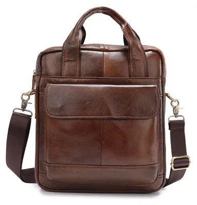 Image de Solidchoice - Sac bandoulière en cuir rétro pour hommes, idéal pour le travail et les voyages