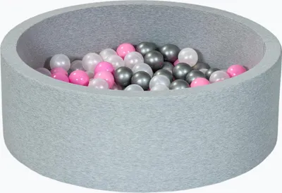 Produktbild von Bällebad Spielplatz + 200 Perlenbälle, hellrosa, silber
