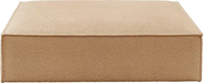 Produktbild von KAWOLA Polsterhocker CARMO Hockerbank Stoff creme