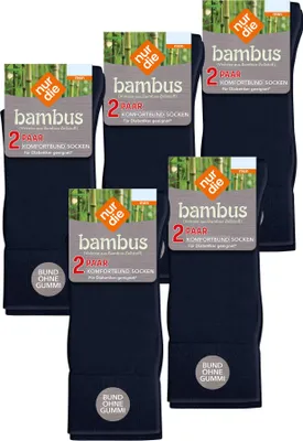 Produktbild von NUR DIE Herren Freizeitsocken 10-Pack Komfortbund Socken Viskose - maritim - Größe 43-46