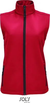 Produktbild von SOLs 02888 | Damen Race Bodywarmer Women Softshell - Wasserabweisend - Farbe: Pepper Red - Größe: L