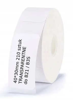 Obrázok produktu pre .NIIMBOT Štítky pre B21 B3S TRANSPARENT 40*30mm