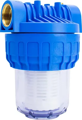 Produktbild von AWM Vorfilter 5" - 3500 L/h Wasserfilter Hauswasserwerk Pumpenfilter Hauswasserfilter max. 8 bar, 1" IG Messingbuchsen -  Italy