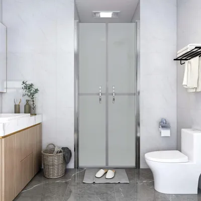 Zdjęcie produktu dla vidaXL Drzwi prysznicowe matowe ESG 86x190 cm