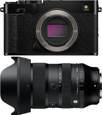 Zdjęcie produktu dla FUJIFILM X-E5 czarny + SIGMA 17–40 mm f/1,8