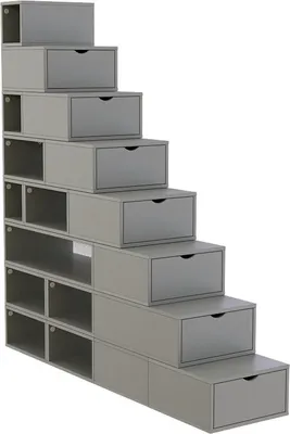 Immagine prodotto di Scaffale a gradini 200 cm - Grigio