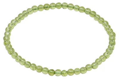 Armband-aus-Peridot-4mm-endlos-dehnbar
