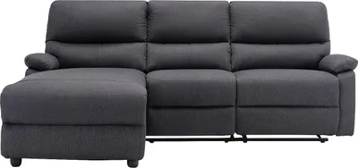 Produktbild von Vente-unique LUNANO, Ecksofa, Wohnzimmer, Anthrazit, 4 Sitz(e), Anthrazit, 480 kg