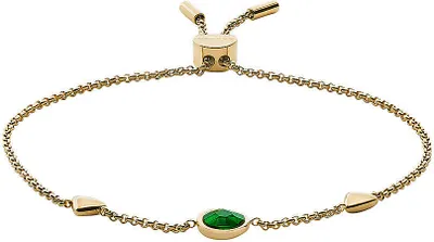 Produktbild von Skagen SKJ1859710 Damen Armband SOFIE SEA Edelstahl Gold grün 21,5 cm