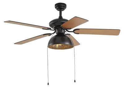 Produktbild von Lucande Deckenventilator mit Licht Shamoian, leise, Ø 130 cm