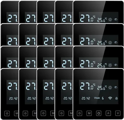 Produktbild von 20-Pack Digital WIFI Raumthermostat Programmierbar Thermostat FußBodenheizung Raum Thermostat Innenthermometer mit App-Steuerung / Energie sparen