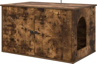 Zdjęcie produktu dla Koty Dom Dąb wędzony 85 x 55 x 50 cm Materiał drewnopochodny
