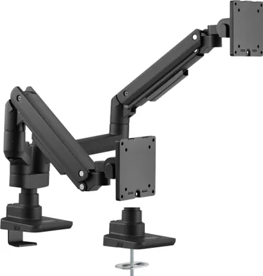 Produktbild von Equip Tischhalterung 17"-35"/2TFT 360° Gasfeder 20Kg schwarz retail