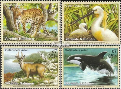 Produktbild von Briefmarken UNO - Wien 2000 Mi 303-306 (kompl.Ausg.) postfrisch Gefährdete Tiere