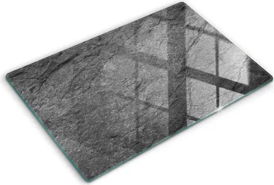 Produktbild von Glasschneideplatte - Herdabdeckplatte - 80x52 cm -Schneidebrett - Spritzschutz -Steinstruktur