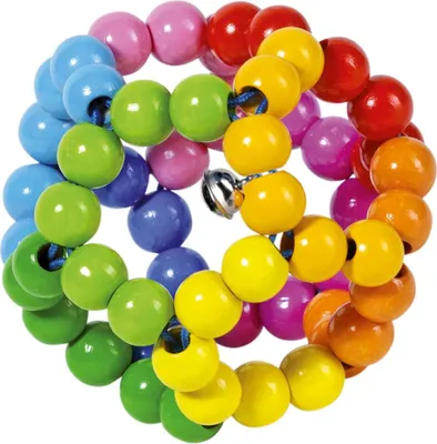 Zdjęcie produktu dla Goki drewniana kula Gripppring rainbow
