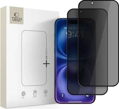 Produktbild von Tech-Protect Glas Spy+ 2er-Pack für Iphone 17 Air