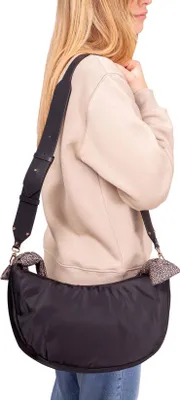 Produktbild von BORBONESE - Women's Hobo bag with double shoulder strap - Size One size