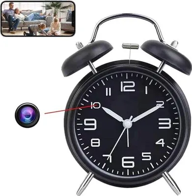 Obrázek produktu pro Mini kamera s detekcí pohybu a nočním viděním – bezdrátové hodiny s rozlišením Full HD 1080p