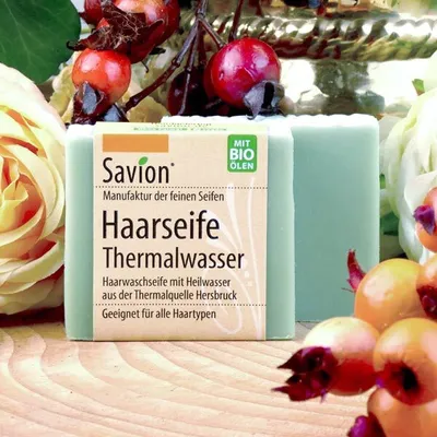 Immagine prodotto di Haarseife - Acqua termale, 80g, confezione da 3