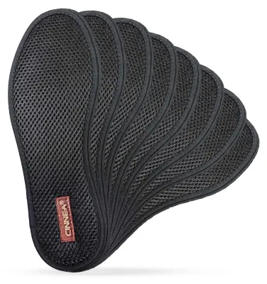 Produktbild von CINNEA 3D-SOFT Zimt-Einlegesohlen, 8 Paar Vorteilspack, gegen Fußschweiß, Fußgeruch, kalte FüßeGröße45