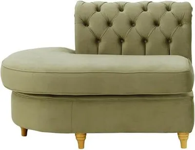 Produktbild von Chesterfield Modul - Abschlusselement rund, links (ECL)-Velluto 3-like oak