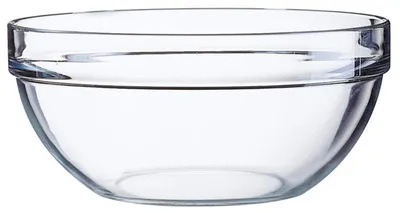 Salatschale aus Glas, 0,33 l, Ø 12 cm, 6 Stück