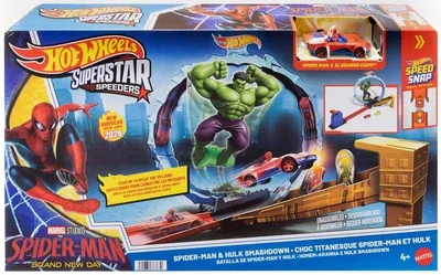 Immagine prodotto di Hot Wheels JMR29, set di veicoli e pista, adatto dai 4 anni, materiale: plastica, metallo, multicolore