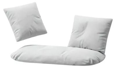 Immagine prodotto di Gardlov 27381 Set di cuscini per dondolo doppio sospeso, 3 pezzi, grigio