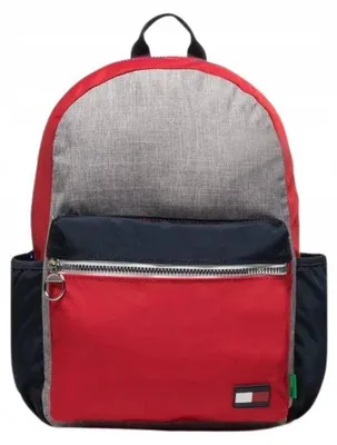 Zdjęcie produktu dla Plecak szkolny dziecięcy sportowy młodzieżowy duży Tommy Hilfiger CZERWONY