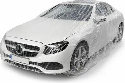 Produktbild von 1x Autoabdeckhaube Autoplane PE transparent 430×630cm in Werkstattqualität