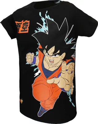 Immagine prodotto di Maglietta Dragon Ball Z Goku con stampa grande - merchandise ufficiale - S