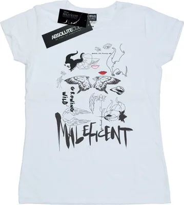 Produktbild von Disney - "Mistress Of Evil Growing Wild" T-Shirt für Damen BI30611 (M) (Weiß)