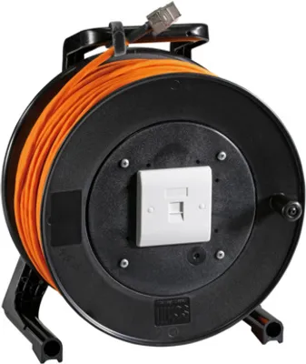 Zdjęcie produktu dla EFB Elektronik K9201.90, 90 m, Cat6a, S/FTP (S-STP), Pomarańczowy