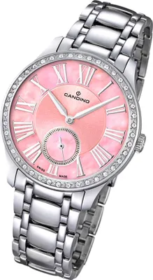 Produktbild von Candino Damen Uhr Elegance C4595/2 Edelstahl Armbanduhr silber Analog UC4595/2