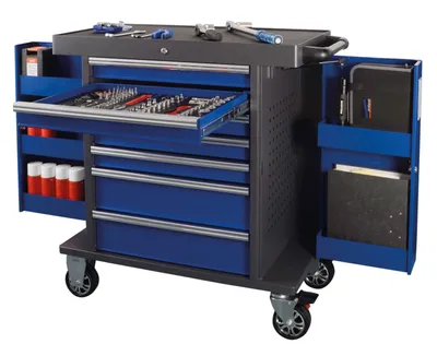 Produktbild von Projahn Werkstattwagen SPACE mit 320-tlg. Bestückung, Werkzeugwagen 7901-541