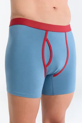 Produktbild von Bio-Baumwoll-Herren Boxershorts mit Eingriff - 3er Pack