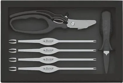 Image de Set Fruits de mer & Crustacés De Buyer - Outil professionnel pour homards, crabes et huîtres
