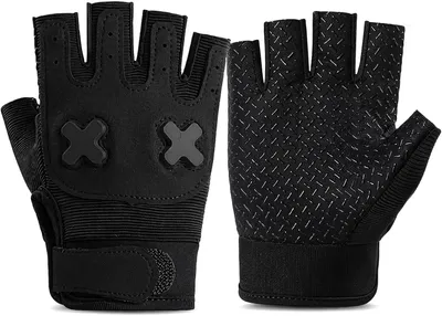 Imagen del producto de Guantes para bicicleta para niños, sin dedos, antideslizantes, talla L (8-11 años), para deportes al aire libre