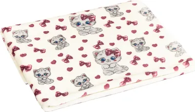 Immagine prodotto di Coperta per neonati ELLA - 75x100 cm - Rosa,Bianco