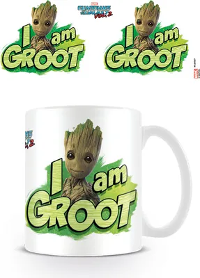 Produktbild von I am Groot Keramik Tasse, 315 ml, spülmaschinengeeignet
