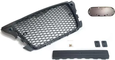 Produktbild von Passend für Audi A3 8P 8PA SPORTBACK Wabengrill mit Emblemhalter und mit PDC 08-13