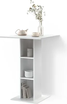 Immagine prodotto di Tavolo da bar Livinity Regusa Bianco 75 x 75 cm, Model 55907