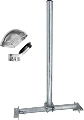 Produktbild von PremiumX SOLID X85-48 Dachsparrenhalter galvanisch verzinkt SAT Mastkappe