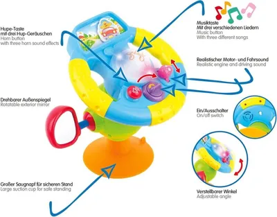 Produktbild von Jamara Lenkrad 1Step Baby Drive