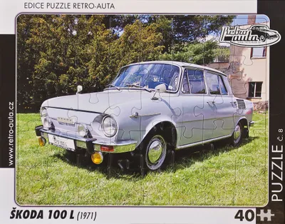 Zdjęcie produktu dla Puzzle nr 08 - ŠKODA 100 L (1971) 40 elementów